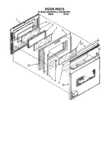 02 - Door parts for Kitchenaid Range KEDS200YBL2 from AppliancePartsPros.com