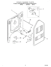 06 - Rear Chassis, Lit / Optional parts for Kitchenaid Range KESH307BBL6 from AppliancePartsPros.com