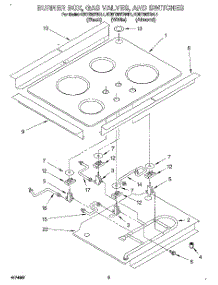 03 - Burner Box, Gas Valves, And Switches parts for Kitchenaid Range KDDT207BWH1 from AppliancePartsPros.com