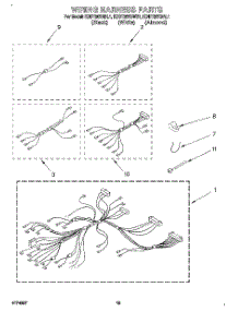10 - Wiring Harness parts for Kitchenaid Range KDDT207BBL1 from AppliancePartsPros.com