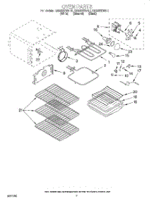 05 - Oven parts for Kitchenaid Range KESH307BAL1 from AppliancePartsPros.com