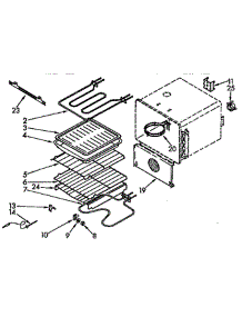 Internal Convection Oven parts for Kitchenaid Range KEDH207AL2 from AppliancePartsPros.com