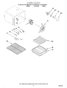 07 - Oven parts for Kitchenaid Range KGST307FAL1 from AppliancePartsPros.com