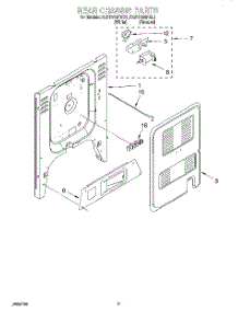 07 - Rear Chassis, Lit / Optional parts for Kitchenaid Range KGST300FWH1 from AppliancePartsPros.com