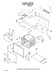 05 - Oven Parts parts for Kitchenaid Range KDRS467VSS04 from AppliancePartsPros.com