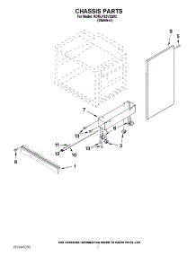 04 - Chassis Parts parts for Kitchenaid Range KDRU763VSS02 from AppliancePartsPros.com