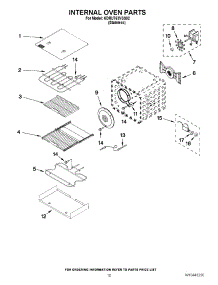 07 - Internal Oven Parts parts for Kitchenaid Range KDRU763VSS02 from AppliancePartsPros.com