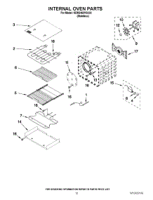 07 - Internal Oven Parts parts for Kitchenaid Range KDRS462VSS02 from AppliancePartsPros.com