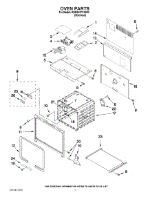 05 - Oven Parts parts for Kitchenaid Range KDRS467VSS03 from AppliancePartsPros.com