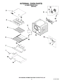 07 - Internal Oven Parts parts for Kitchenaid Range KDRS467VSS03 from AppliancePartsPros.com
