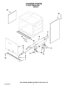 03 - Chassis Parts parts for Kitchenaid Range KDRS463VSS02 from AppliancePartsPros.com