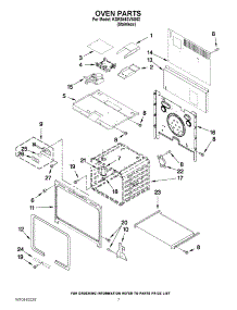 05 - Oven Parts parts for Kitchenaid Range KDRS463VSS02 from AppliancePartsPros.com