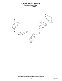 07 - Top Venting Parts parts for Kitchenaid Range YKESS907SP01 from AppliancePartsPros.com