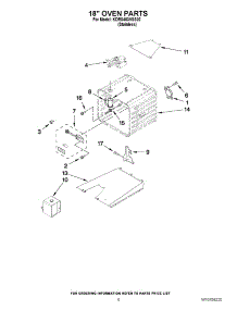 04 - 18`` Oven Parts parts for Kitchenaid Range KDRS483VSS02 from AppliancePartsPros.com