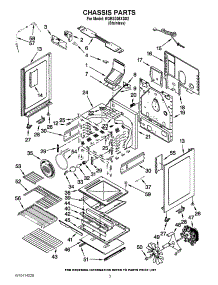 03 - Chassis Parts parts for Kitchenaid Range KGRS308XSS2 from AppliancePartsPros.com