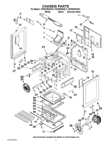03 - Chassis Parts parts for Kitchenaid Range KGRS206XSS2 from AppliancePartsPros.com