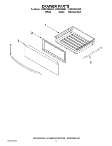 06 - Drawer Parts parts for Kitchenaid Range KGRS206XSS2 from AppliancePartsPros.com