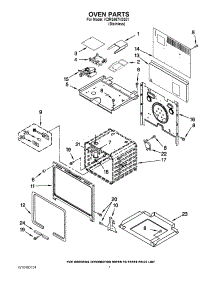 05 - Oven Parts parts for Kitchenaid Range KDRS467VSS01 from AppliancePartsPros.com