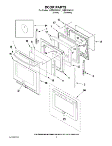 04 - Door Parts parts for Kitchenaid Range YKERS206XS1 from AppliancePartsPros.com