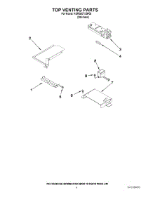 05 - Top Venting Parts parts for Kitchenaid Range KGRS807XSP00 from AppliancePartsPros.com