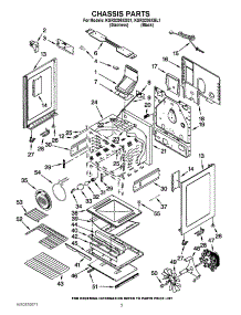03 - Chassis Parts parts for Kitchenaid Range KGRS208XSS1 from AppliancePartsPros.com