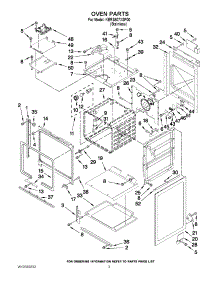 02 - Oven Parts parts for Kitchenaid Range KERS807XSP00 from AppliancePartsPros.com