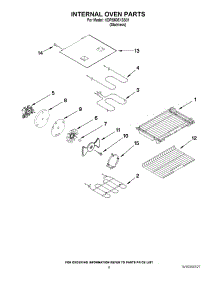 07 - Internal Oven Parts parts for Kitchenaid Range KDRS505XSS01 from AppliancePartsPros.com