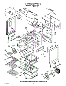 03 - Chassis Parts parts for Kitchenaid Range KGRS308XSS0 from AppliancePartsPros.com