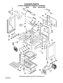 03 - Chassis Parts parts for Kitchenaid Range KGRS206XSS0 from AppliancePartsPros.com