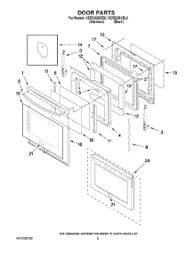 04 - Door Parts parts for Kitchenaid Range KERS208XSS0 from AppliancePartsPros.com