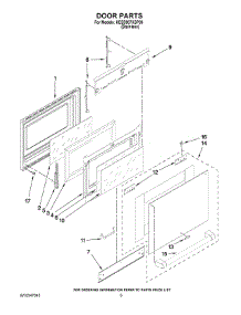 03 - Door Parts parts for Kitchenaid Range KESS907XSP00 from AppliancePartsPros.com