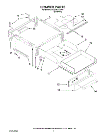 04 - Drawer Parts parts for Kitchenaid Range KESS907XSP00 from AppliancePartsPros.com
