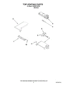 05 - Top Venting Parts parts for Kitchenaid Range KGSS907XSP00 from AppliancePartsPros.com