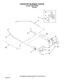 07 - Cooktop Burner Parts parts for Kitchenaid Range KGSS907XSP00 from AppliancePartsPros.com