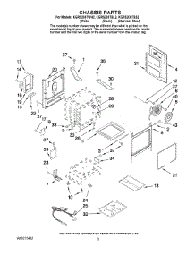 03 - Chassis Parts parts for Kitchenaid Range KGRS205TSS2 from AppliancePartsPros.com