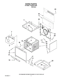 03 - Oven Parts parts for Whirlpool Range YKDRS407VS00 from AppliancePartsPros.com