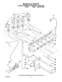 04 - Manifold Parts parts for Kitchenaid Range KGRS205TBL4 from AppliancePartsPros.com
