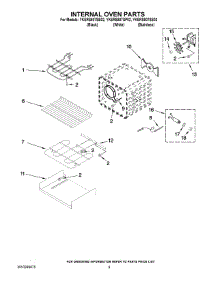 06 - Internal Oven Parts parts for Whirlpool Range YKERS807SB02 from AppliancePartsPros.com