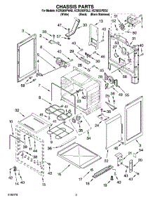 03 - Chassis Parts parts for Kitchenaid Range KERI203PBS2 from AppliancePartsPros.com