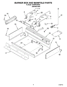 07 - Burner Box And Manifold Parts parts for Whirlpool Range YKDRP407RS00 from AppliancePartsPros.com