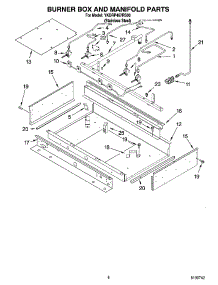 07 - Burner Box And Manifold Parts parts for Whirlpool Range YKDRP467RS00 from AppliancePartsPros.com
