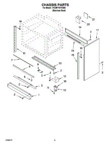 08 - Chassis Parts, Optional Parts parts for Whirlpool Range YKDRP767RS00 from AppliancePartsPros.com
