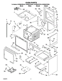 02 - Oven Parts parts for Kitchenaid Range KGRS807SBT00 from AppliancePartsPros.com