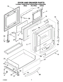 04 - Door And Drawer Parts parts for Kitchenaid Range KESK901SWH00 from AppliancePartsPros.com