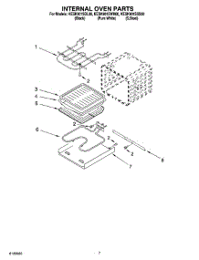05 - Internal Oven Parts parts for Kitchenaid Range KESK901SWH00 from AppliancePartsPros.com