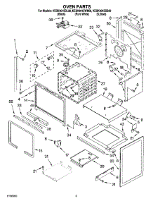 03 - Oven Parts parts for Kitchenaid Range KESK901SSS00 from AppliancePartsPros.com
