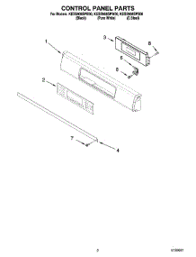 02 - Control Panel Parts parts for Kitchenaid Range KESS908SPS00 from AppliancePartsPros.com
