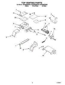 06 - Top Venting Parts, Optional Parts parts for Kitchenaid Range KESS908SPW00 from AppliancePartsPros.com