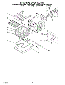 05 - Internal Oven Parts parts for Kitchenaid Range KERS807SBL00 from AppliancePartsPros.com