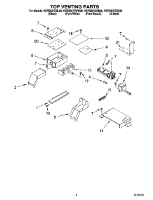 06 - Top Venting Parts, Optional Parts parts for Kitchenaid Range KERS807SBB00 from AppliancePartsPros.com